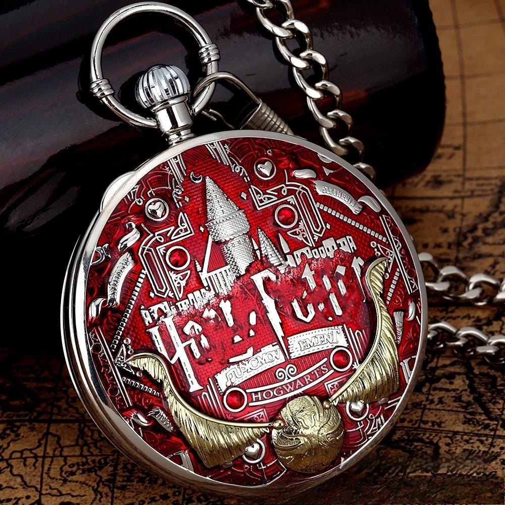 Creative Quartz Music Box Pocket Watch - Harry's College Epoxy Music Box Watch