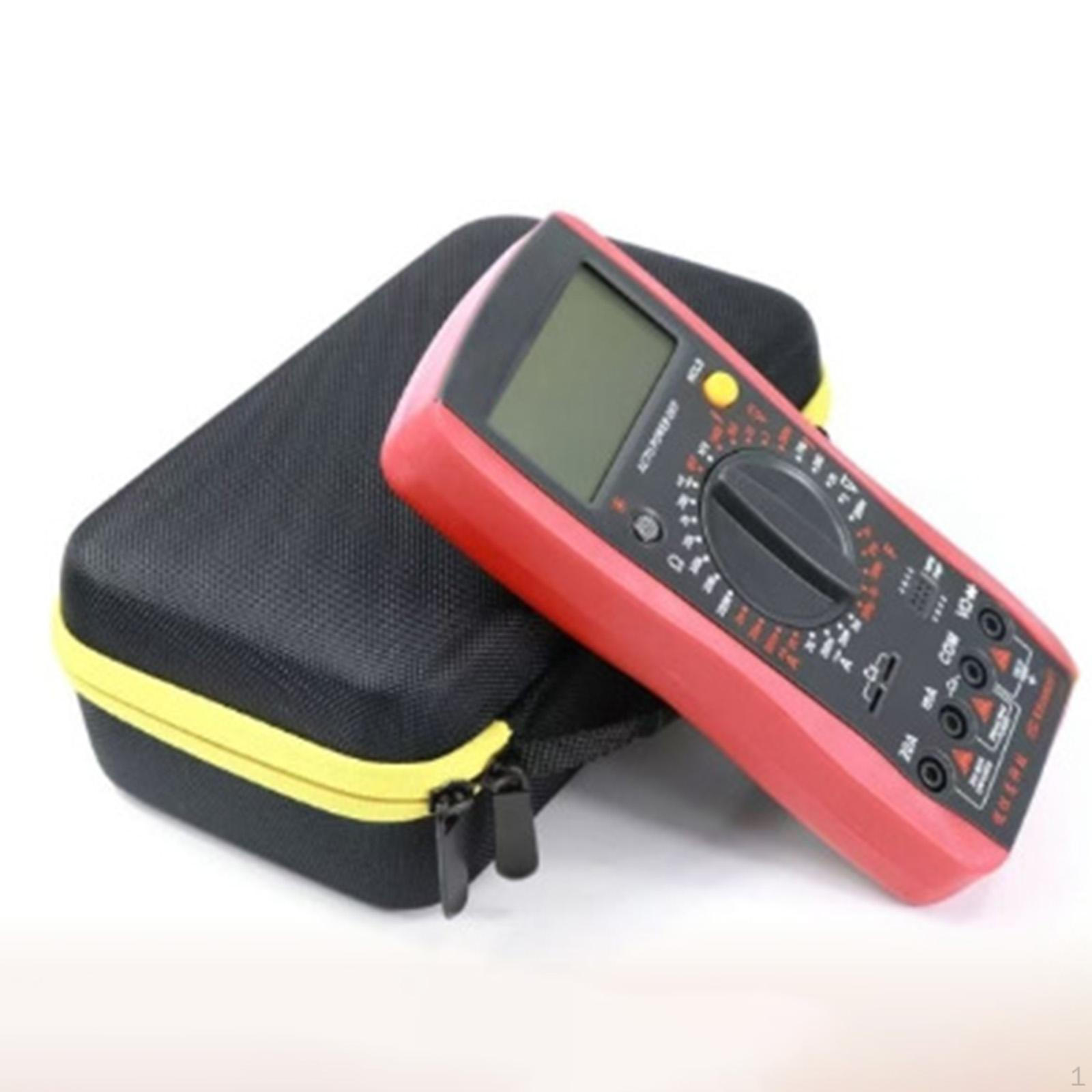 

Жесткий чехол для цифрового мультиметра, Чехол для переноски, Удобный, Компактная сумка для хранения тестера, Измеритель жёлтый