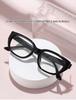 Cat-eye Posensitive Color-changing Myopia Glasses For Women With Ultraviolet Anti-blue Light Flat Light Mirror