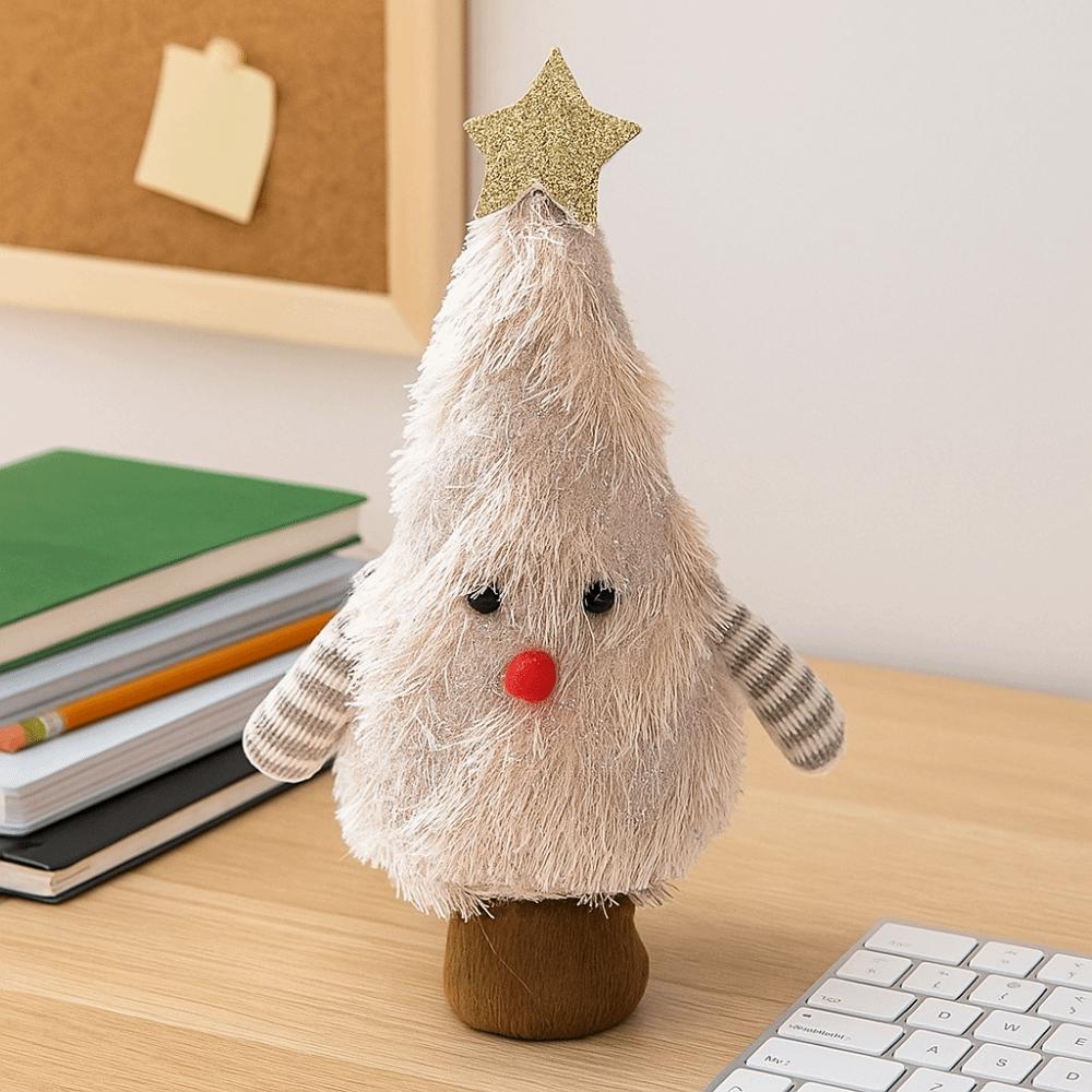Xmas Supplies Handmade Christmas Tree Decoration Cartoon Soft Christmas Decorative Creative Xmas Desktop Ornament Christmas Day