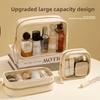Portable Travel Toiletry Bag With Transparent Pvc Material And Large Capacity For Cosmetic Storage