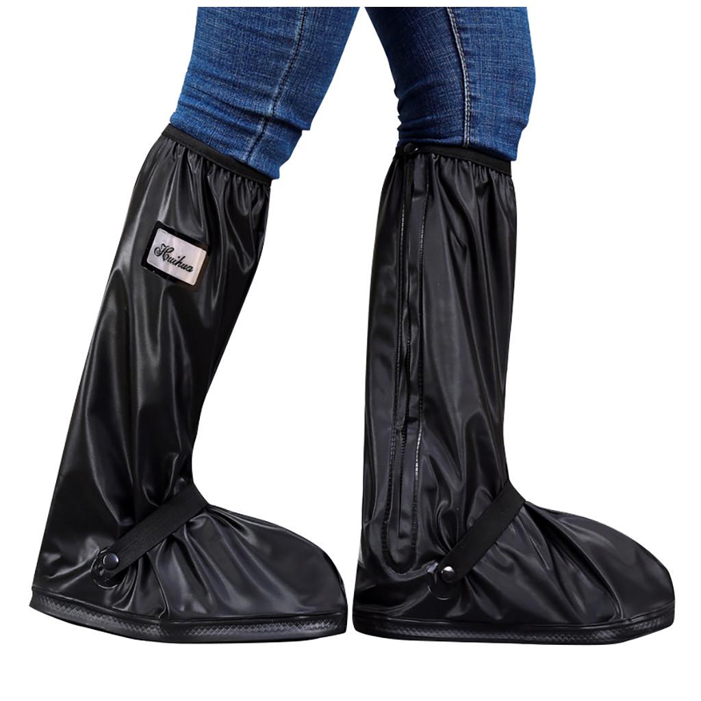 Winter Waterproof Reusable Shoes Cover Anti-slip Rain Boots Overshoes Shoe Cover
