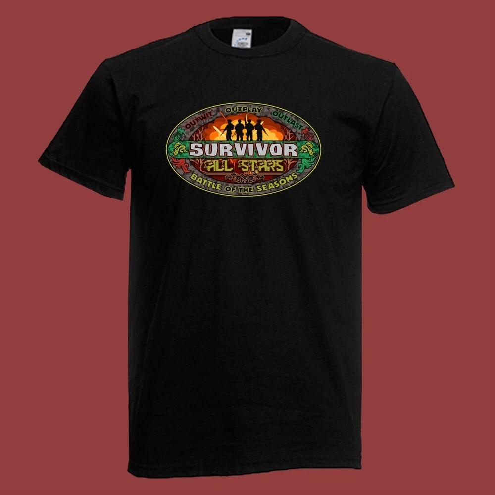Survivor All Stars Game Show TV Show Men s Black Size S-5XL M