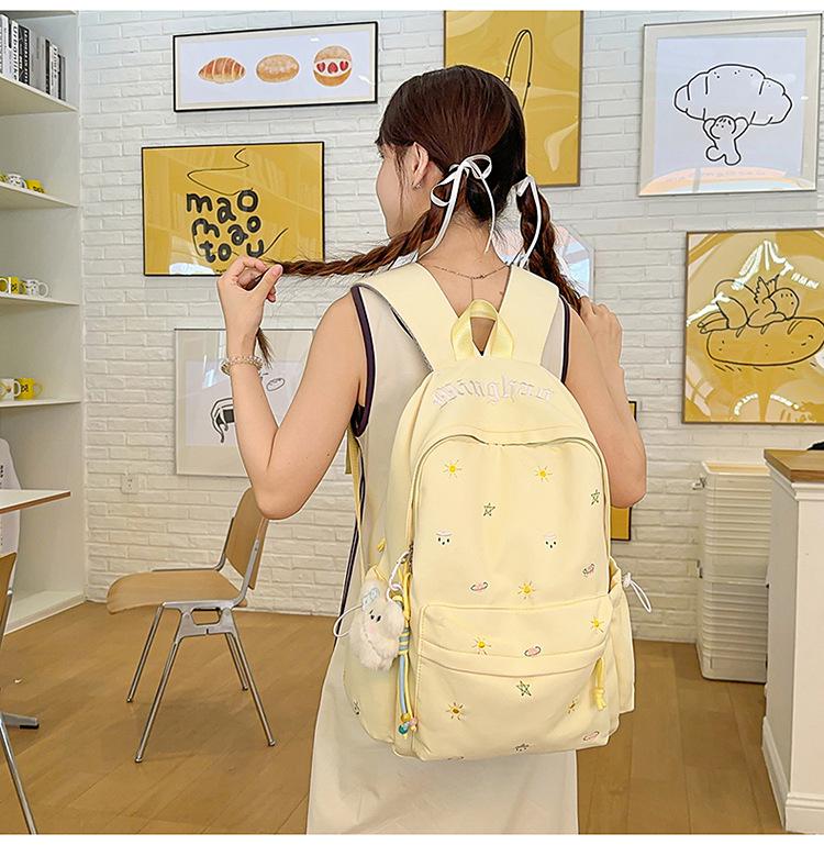 Mochila Grande de Estilo Japonés, Linda y Dulce, para Mujeres Estudiantes