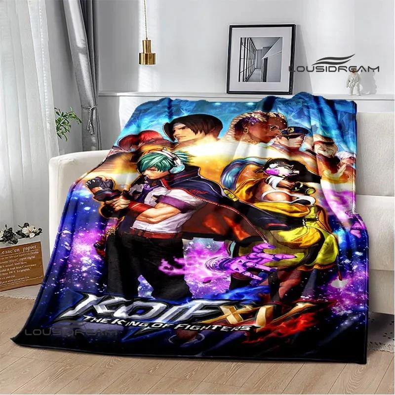 3D Game KING OF FIGHT Cartoon Printed Blanket Warm Flannel Blankets Soft and Comfortable Blanket Bed Linings Birthday Gift