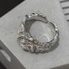 Elegant Adjustable Flower Ring For Women Featuring Unique Gardenia Design In Copper