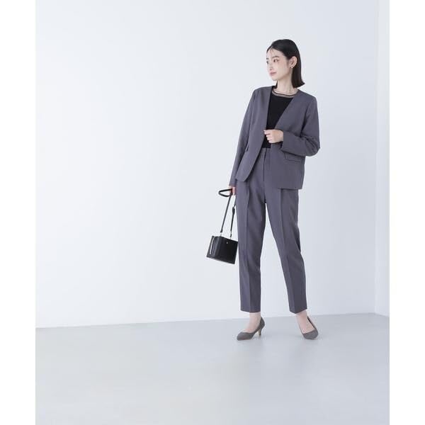 Beauty Powdery Twill SETUP Tapered Pants [Natural Basic]