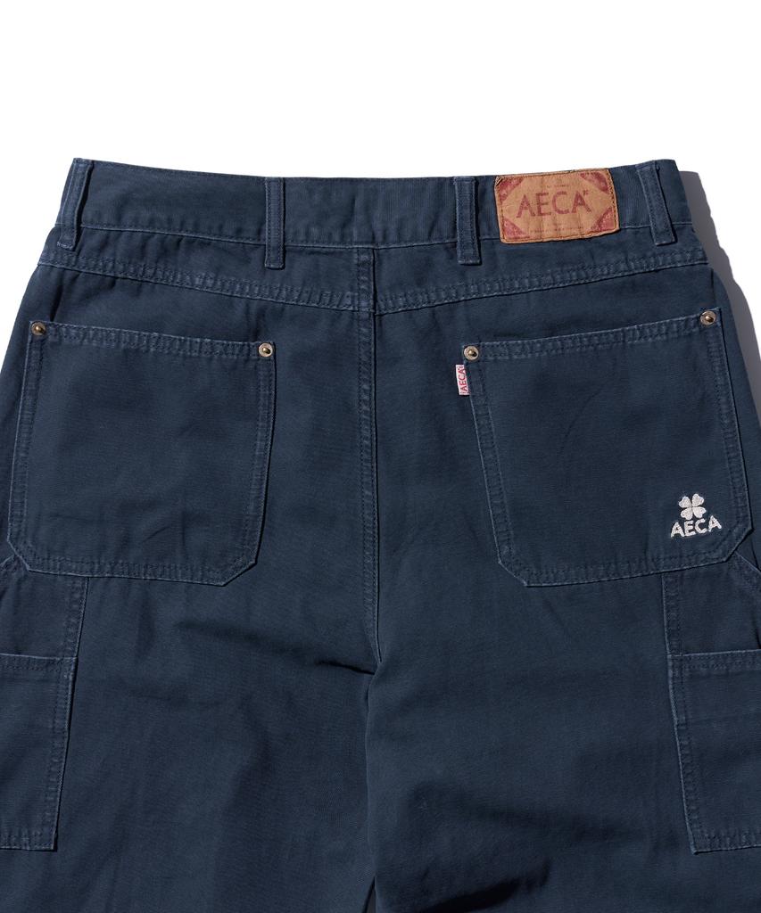 AECA Vintage Double Knee Pigment Pants-Navy
