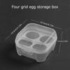3/4/8 Grids Eggs Box Case Shockproof Egg Holder Kitchen Container Case Transparent Organizer for Outdoor Camping Picnic