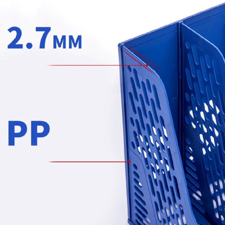 Desktop Magazine Holders with Removable Pen Holders 4 Compartments Storage Organiser Box for Office Desk Organiser