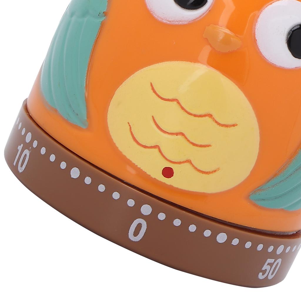 Kreskówkowy Uroczy 60-minutowy Timer Nakręcany Mechaniczny Obrotowy Timer Odliczający do Nauki