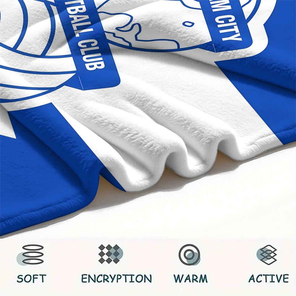 Birmingham City Flannel Blanket, High quality Comfortable for All Seasons, Home Decor, Warmth and Comfort