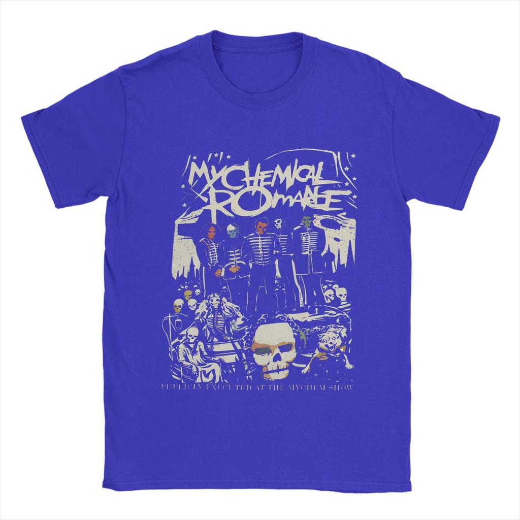 T-shirt Homme My Chemical Romance Coton Vintage Col Rond Manches Courtes Idée Cadeau Hauts