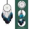 Dream Catchers with Luminous Beads, Handmade Blue Dreamcatcher, Bedroom Decor for Boys Girls Kids Ornament Art Craft Gift