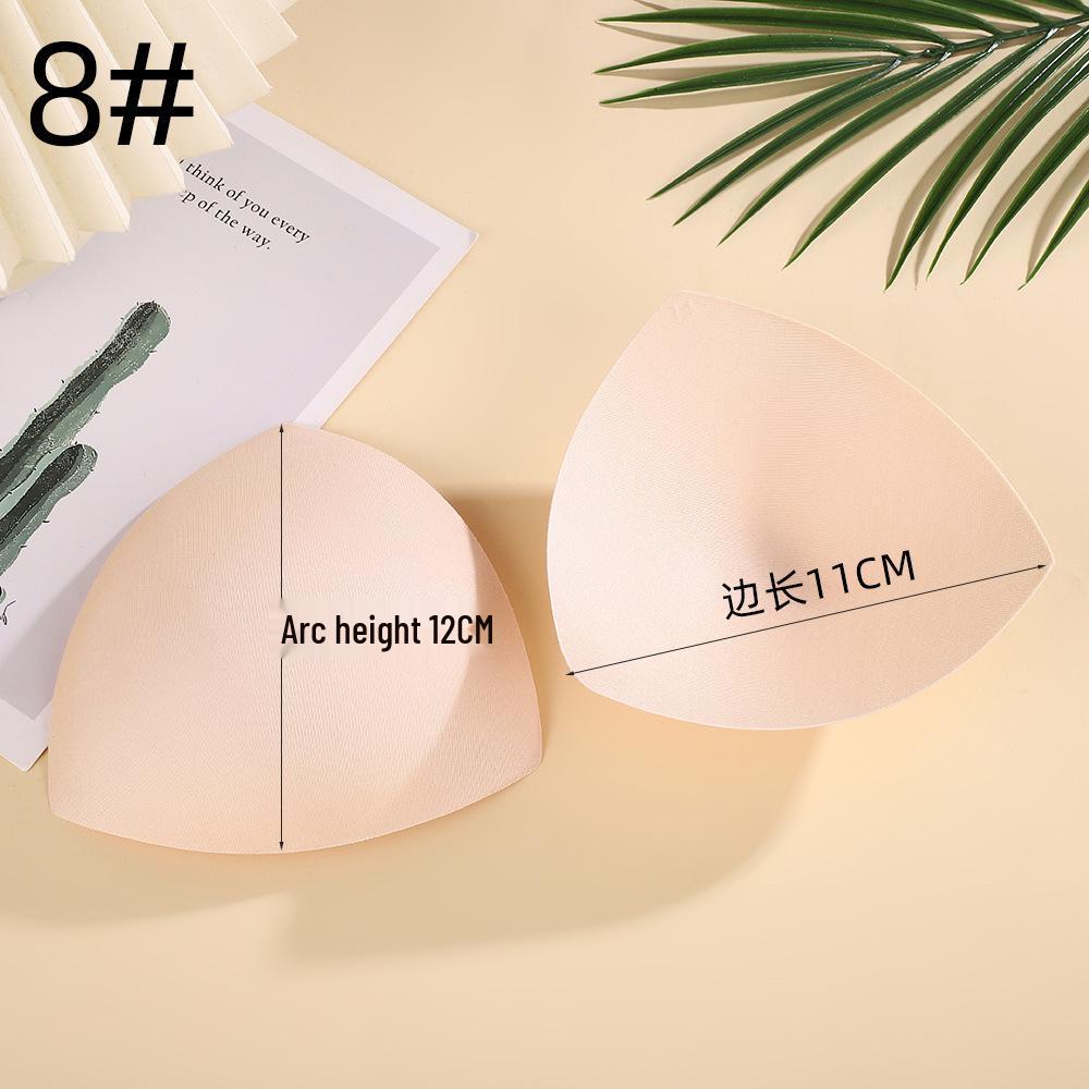 Triangle Insert Thick Breathable Chest Pad for Swimwear, Dresses, and Strapless Yoga Wear