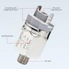 1 st QPM11-NO QPM11-NC Lufttrycksbrytare Justerbar 0,1-1 MPa QPM11 Automatisk Styrenhet G1/8 G1/4 Hydrauliskt Membran