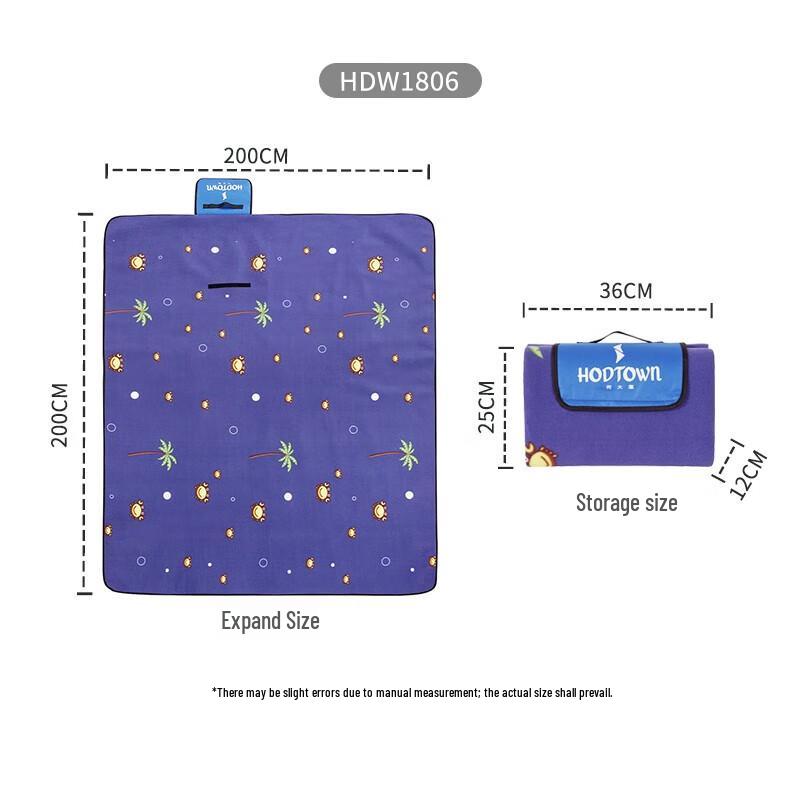 He Dawu Crab Overlord Picnic Mat