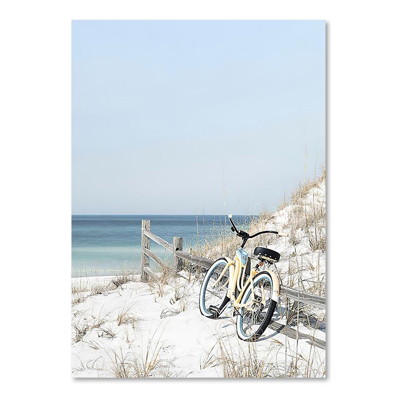 

Пляжная хижина Мост Риф Морская звезда Раковина Коралл Океан Настенное искусство Холст Живопись Постеры и принты Настенные картины для декора гостиной 21x30cm No Frame