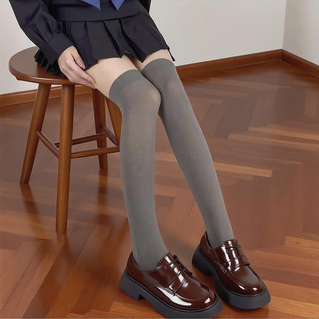 Velvet Thigh-High Stockings with Bow – Sexy Halloween Costume Socks