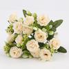 Nordic Style Silk Roses: 15-Head Artificial Floral Art for Home Decoration and Indoor Display