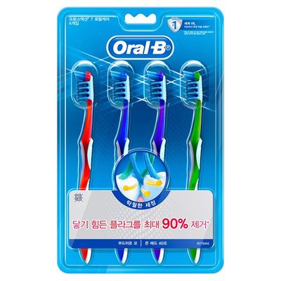 Oralbi Cross Action Total Care Toothbrush, 4, 1