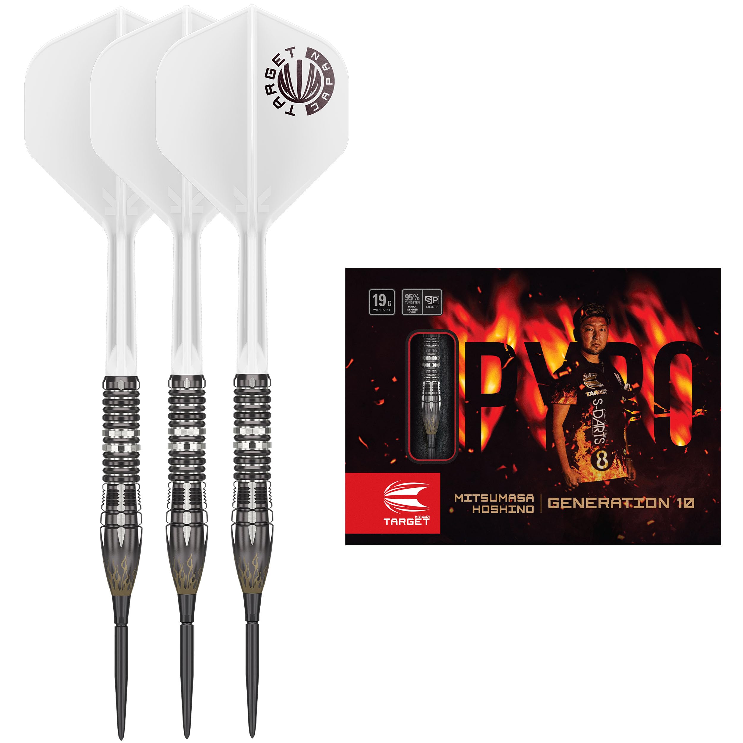 

Target PYRO GEN-10 95% 19г Сталь Swiss Point белый