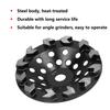 Angle Grinder Accessories  Grinding Wheel Cup 10 Teeth Black 180mm for Sanding Concrete Stone Cement  Grinding Cup