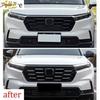 Chrome Front Grille Grill Mesh Strips Trim 21Pcs New For Honda CRV CR-V -24