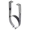 Portable Chimney Pipe Clamps Adjustable Sturdy Stainless Steel Holders for Wall Support Diameter 150 Mm Designs