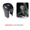 ABS Carbon Fiber Protective Cap Cover Automobile Gear Lever Car Accessories For Honda Civic FIT Accord Prelude CRV 5th City CRZ MC2