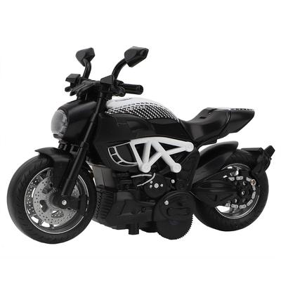 1/14 Hračky na motorku, malý darček s hudobným osvetlením, hračka na klasické motorky pre chlapcov Deti Vek 3 4 5 6 7 8 rokov