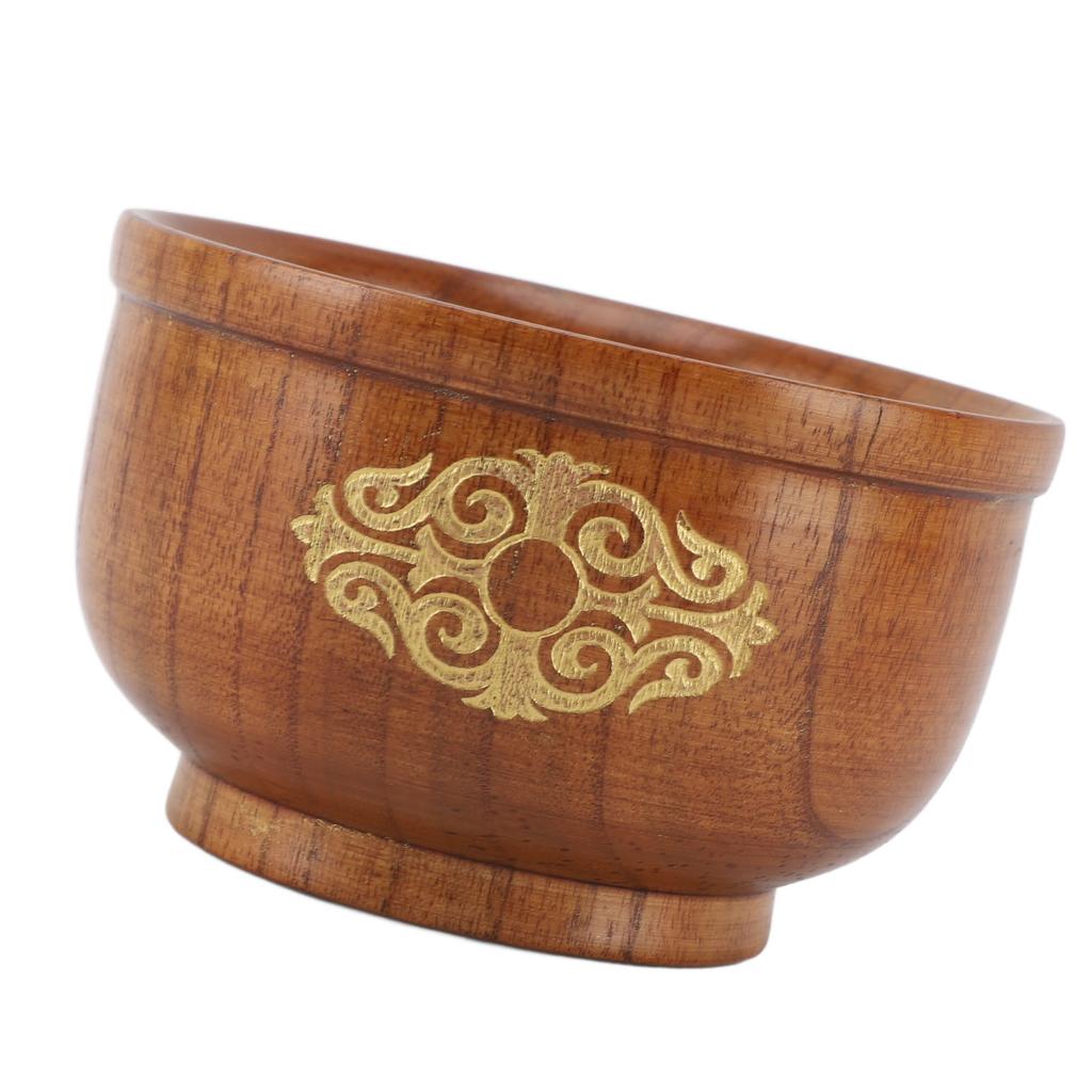 Bol lemn Jujuba acru   Anti-opărire   Bol de orez pentru mâncare ceai cu lapte supă