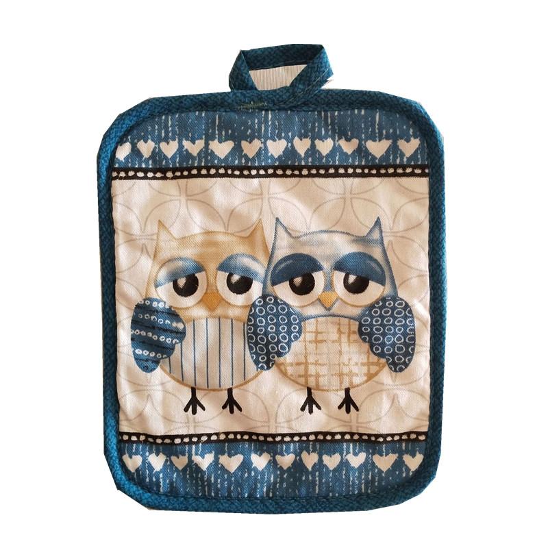 1Pc 17x22cm Rectangle Sewing Cotton Heat Resistant Pot Holder Pads Table Mat Placemat Kitchen Baking Tool