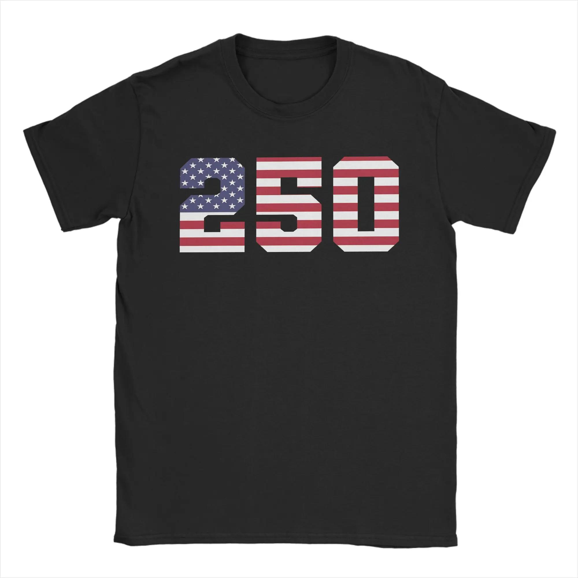 

250 American Flag Print Men s Short Sleeve T-Shirt Leisure Round Neck Cotton Tee - Men s Summer Cotton Graphic Tee 5XL різнокольоровий