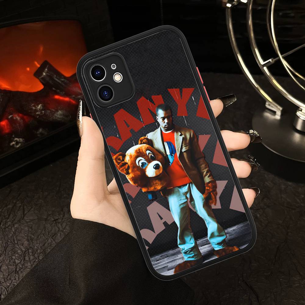 Rapper Kanye West YE For IPhone Air 16 15 14 Plus 13 12 11 Pro Max Matte Cover Jelly Shockproof Phone Case
