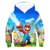 Super Mario Brothers Mario Children's Versatile Sweater Cosplay Spring and Autumn Anime Hoodie Jacket Men