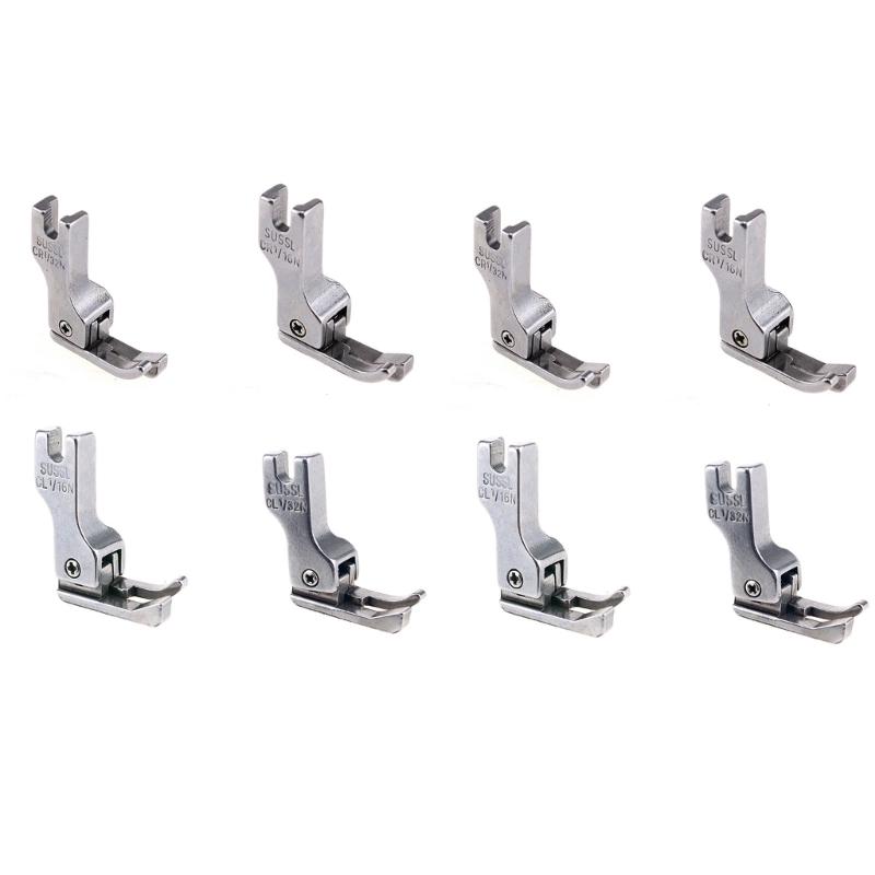 Sewing Machine Presser Foot Extended Base Designs Alloy Builds Efficient Cloth Feeding Performances