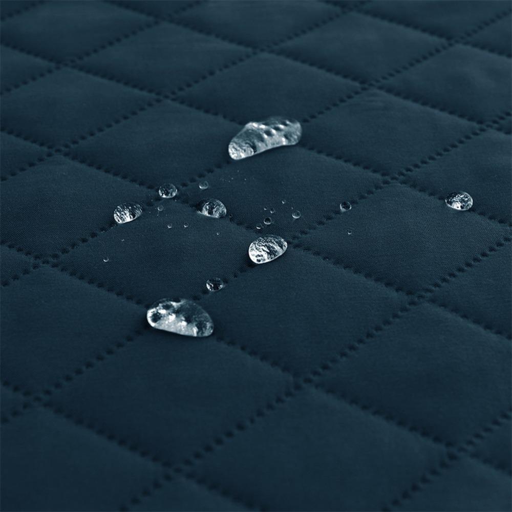 2 Piece Waterproof Quilted Chair Seat Scratch Resistant Chair Cover  Living Room