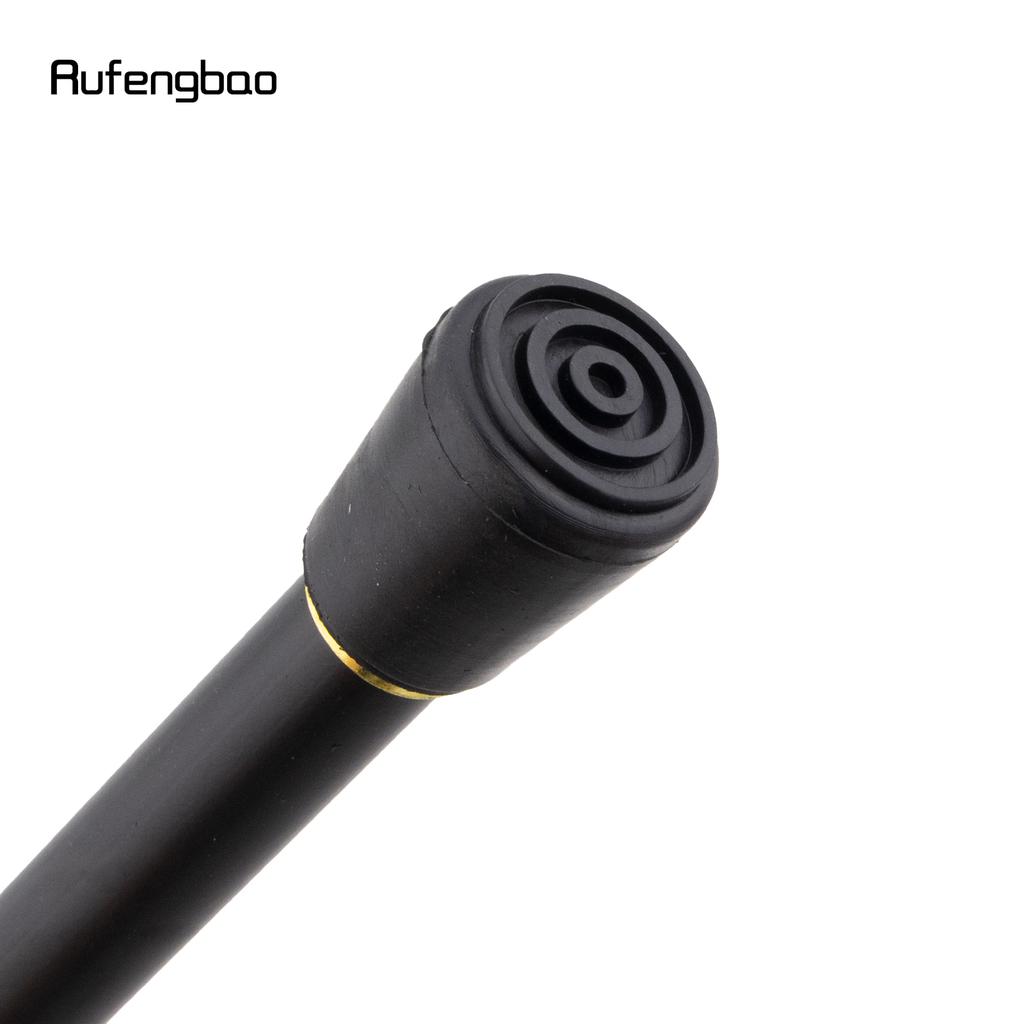 Gelb Schwarze Blume Ähre Luxus Mode Gehstock für Party Dekorative Gehhilfe Elegante Krummstab-Knauf Gehstock 93cm