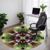 1pc Kaleidoscope PatternsChair Carpet for Office, Indoor Non-Slip Washable Polyester Fiber Carpet, Mat For Office, Machine Washable