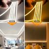 5V USB COB LED Strip Light Warm Cool White 320 LEDs Flexible Ribbon DC Night Lamp TV Backlight Home Decor