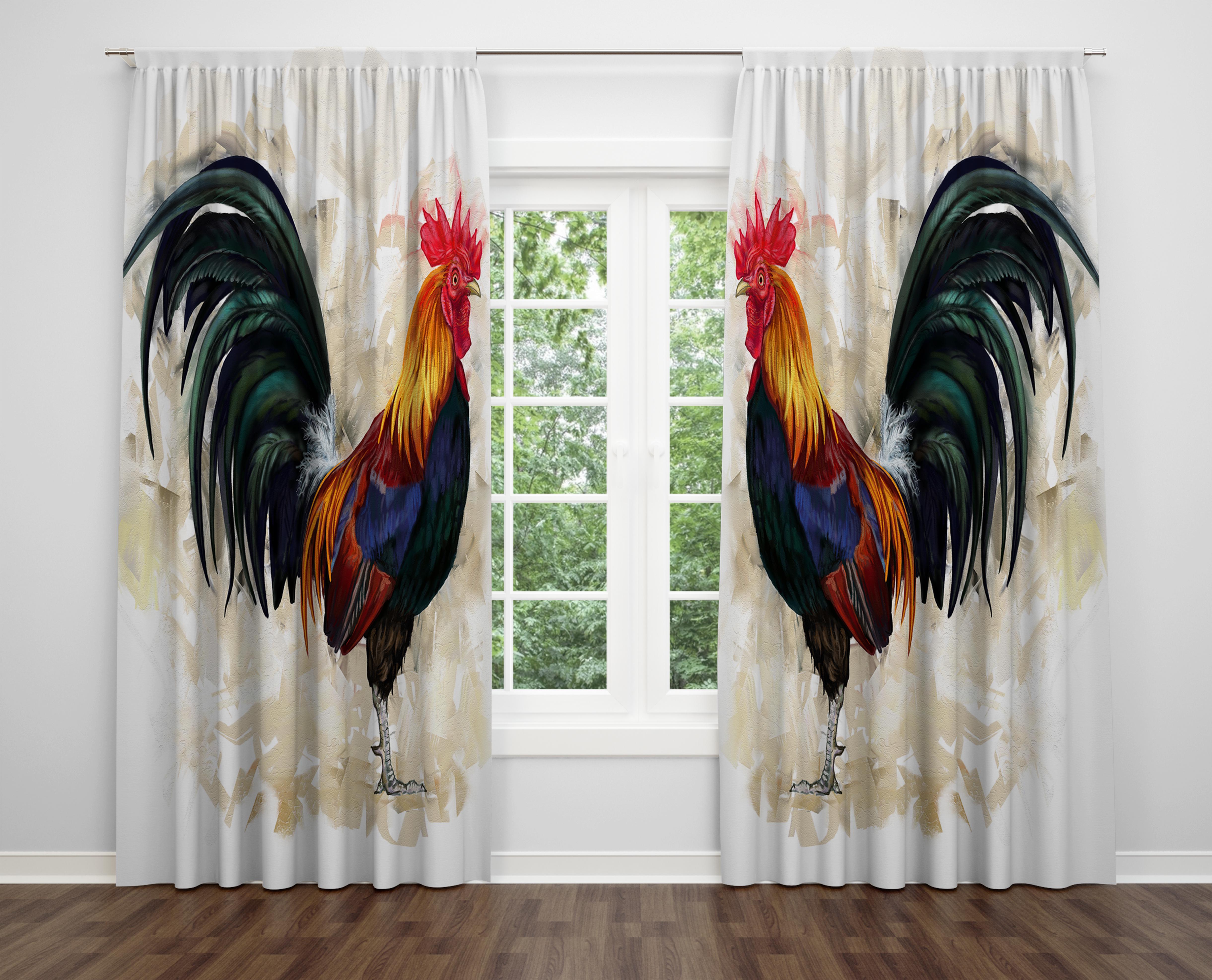 

Декоративний дизайн, високоякісна бавовняна тканина, ви можете вибрати одну або подвійну фіранку з крила 1 piece різнокольоровий