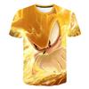 New Summer Cartoon 3D Print T-Shirt Quick Drying Short Sleeve Fashionable Boys' Girls' Tops