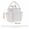 Multi Functional Pockets Mesh Beach Bag Multi-level Zoning Toiletry Organizer  Cruise Travel
