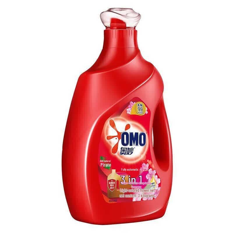 OMO Automatic Laundry Detergent with Sakura & Fabric Softener, 6KG