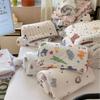 Lightweight Knitted Comforter Cute Cartoon Pattern Skin Friendly Thin Summer Quilt Air Conditioner Duvet for Home