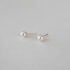 Modernlike 14k Gold Swallow Pearl Earrings