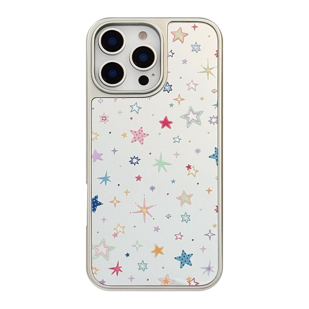 Capa para Celular Dopamine Star para 16 para Apple 15promax para IPhone17 Espelho 13 Galvanizado 15 Doce Legal Rígida