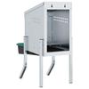 Chicken Nest Box 1 Compartment with Legs Galvanized Steel