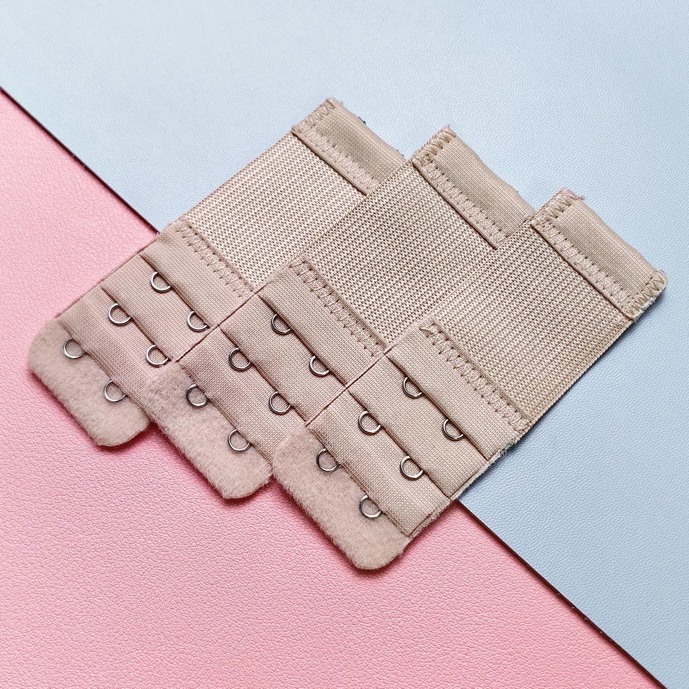 

Международный эластичный удлинитель для бюстгальтера - 3 шт., 2-рядные удлинительные застежки 3 Apricot